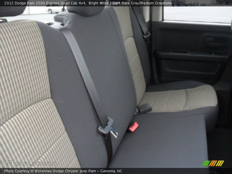 Bright White / Dark Slate Gray/Medium Graystone 2012 Dodge Ram 1500 Express Quad Cab 4x4