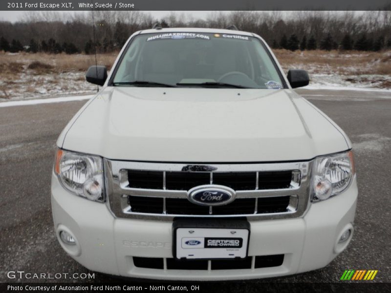 White Suede / Stone 2011 Ford Escape XLT