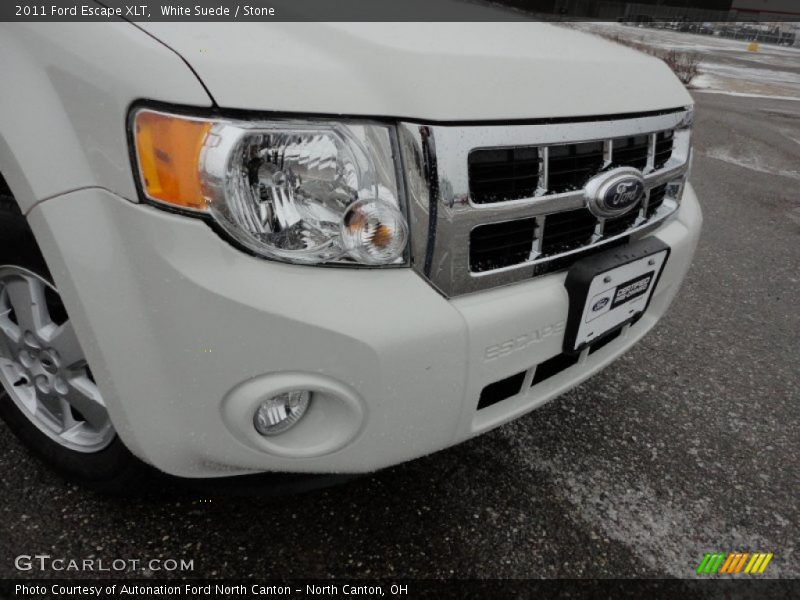 White Suede / Stone 2011 Ford Escape XLT