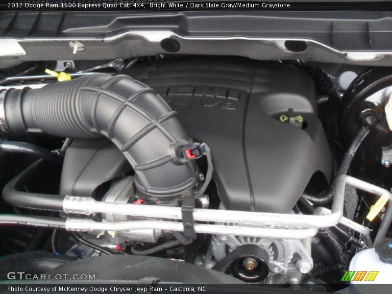 Bright White / Dark Slate Gray/Medium Graystone 2012 Dodge Ram 1500 Express Quad Cab 4x4