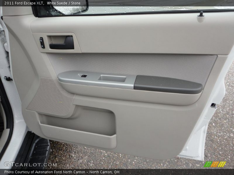 White Suede / Stone 2011 Ford Escape XLT