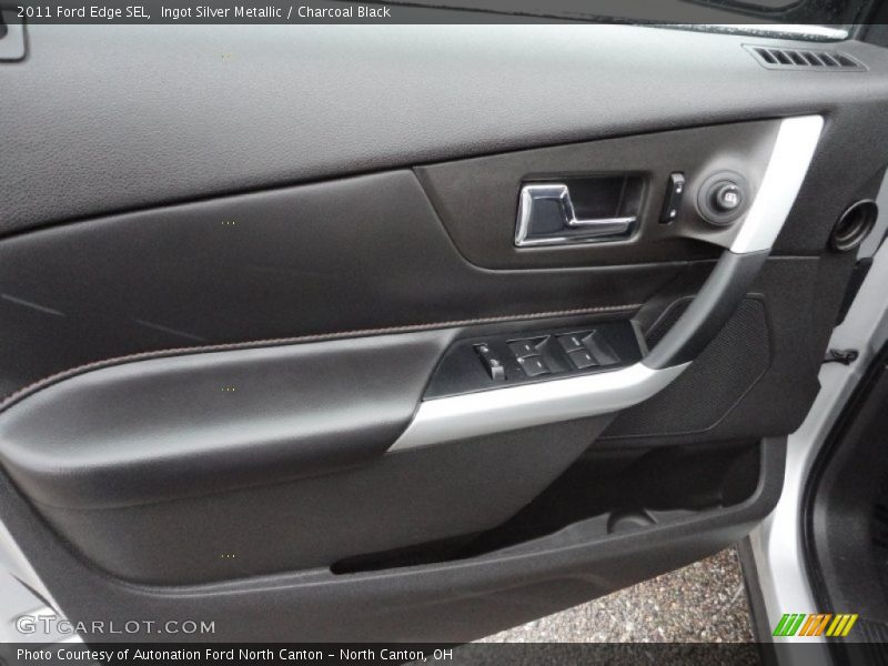 Ingot Silver Metallic / Charcoal Black 2011 Ford Edge SEL