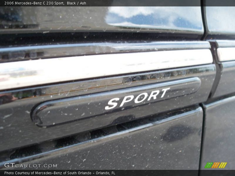 Black / Ash 2006 Mercedes-Benz C 230 Sport