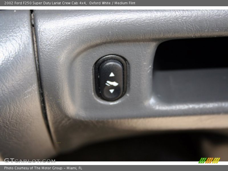 Oxford White / Medium Flint 2002 Ford F250 Super Duty Lariat Crew Cab 4x4