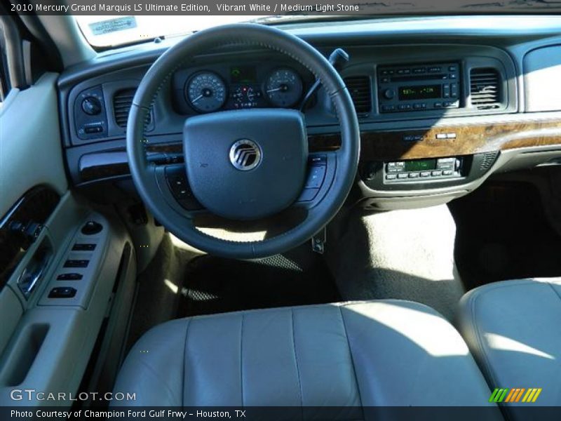 Vibrant White / Medium Light Stone 2010 Mercury Grand Marquis LS Ultimate Edition