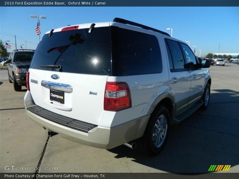 Oxford White / Camel 2010 Ford Expedition Eddie Bauer