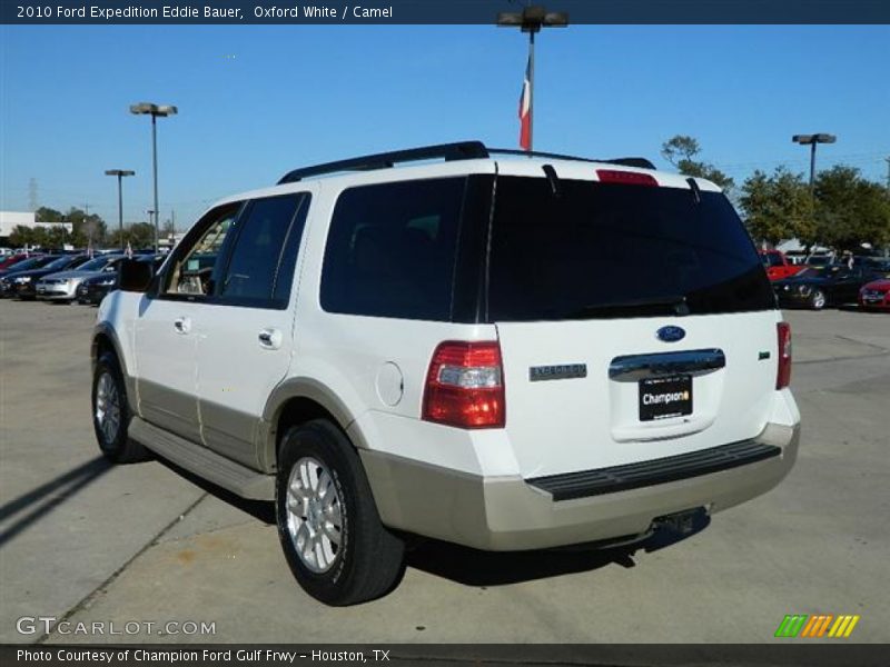 Oxford White / Camel 2010 Ford Expedition Eddie Bauer