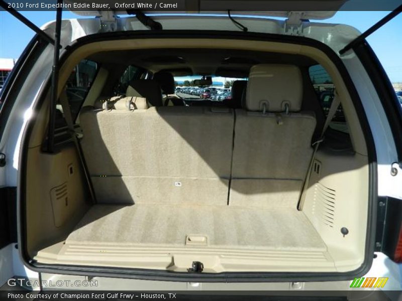 Oxford White / Camel 2010 Ford Expedition Eddie Bauer