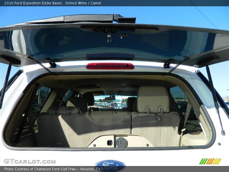 Oxford White / Camel 2010 Ford Expedition Eddie Bauer