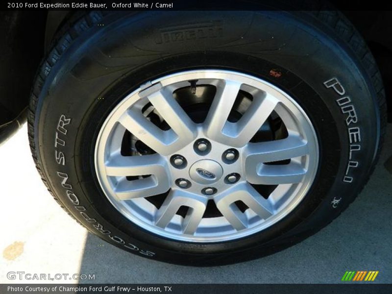 Oxford White / Camel 2010 Ford Expedition Eddie Bauer