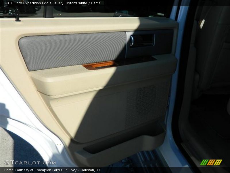 Oxford White / Camel 2010 Ford Expedition Eddie Bauer
