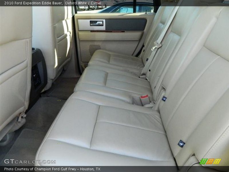 Oxford White / Camel 2010 Ford Expedition Eddie Bauer