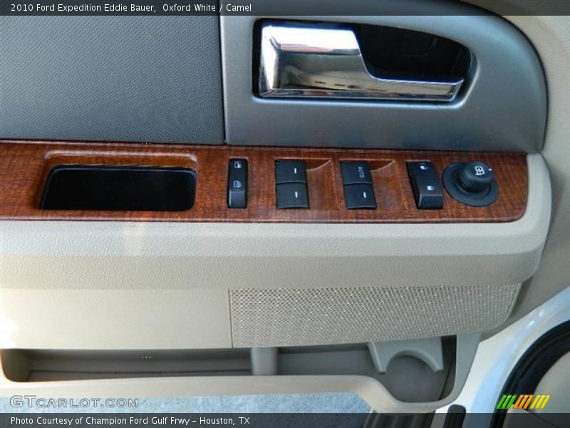 Oxford White / Camel 2010 Ford Expedition Eddie Bauer