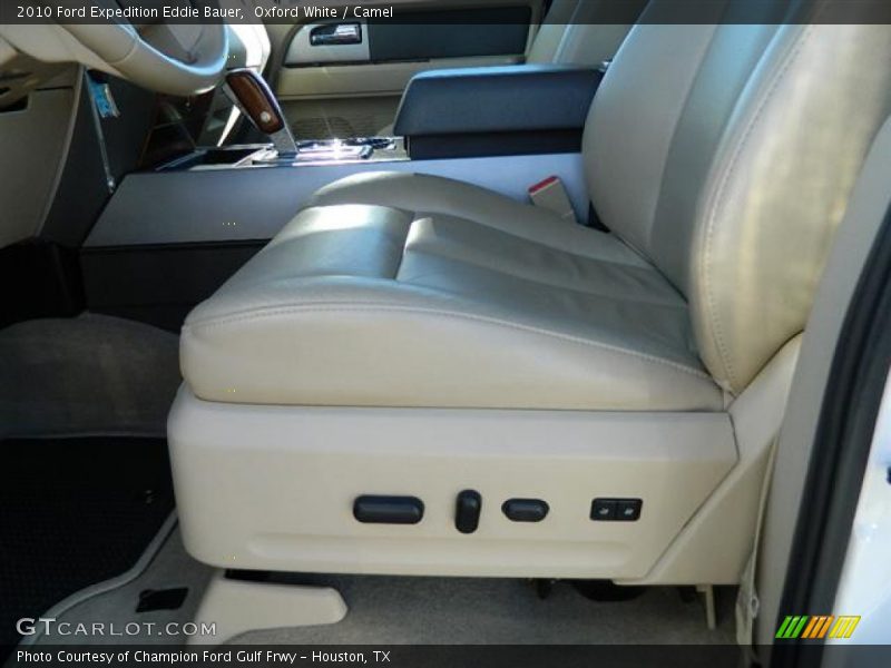 Oxford White / Camel 2010 Ford Expedition Eddie Bauer