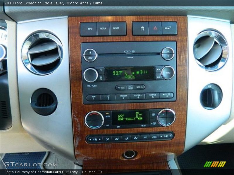 Oxford White / Camel 2010 Ford Expedition Eddie Bauer