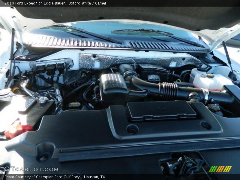 Oxford White / Camel 2010 Ford Expedition Eddie Bauer
