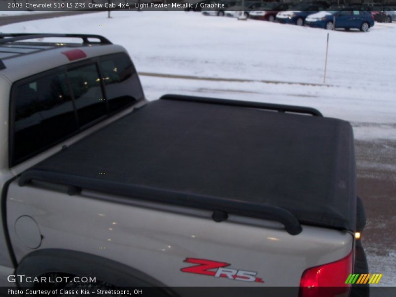 Light Pewter Metallic / Graphite 2003 Chevrolet S10 LS ZR5 Crew Cab 4x4