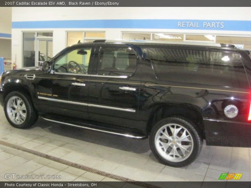 Black Raven / Ebony/Ebony 2007 Cadillac Escalade ESV AWD