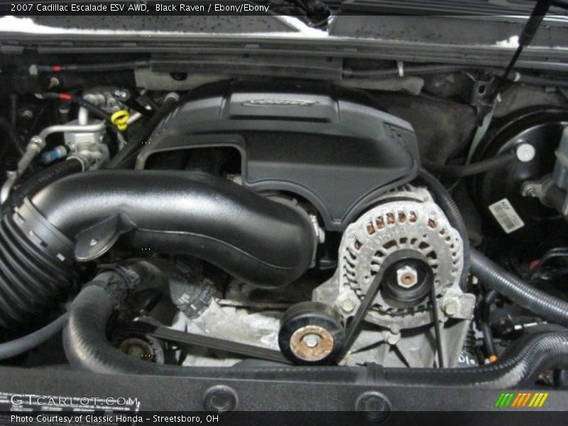 Black Raven / Ebony/Ebony 2007 Cadillac Escalade ESV AWD