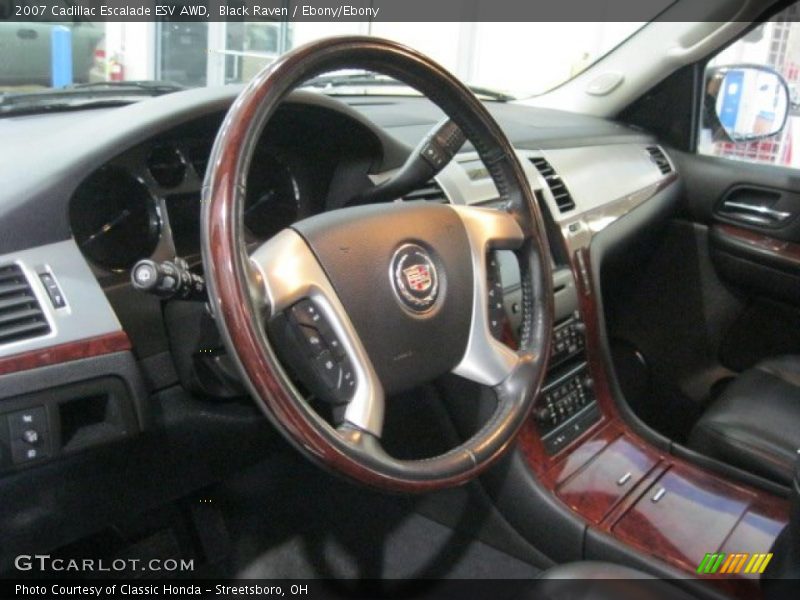 Black Raven / Ebony/Ebony 2007 Cadillac Escalade ESV AWD