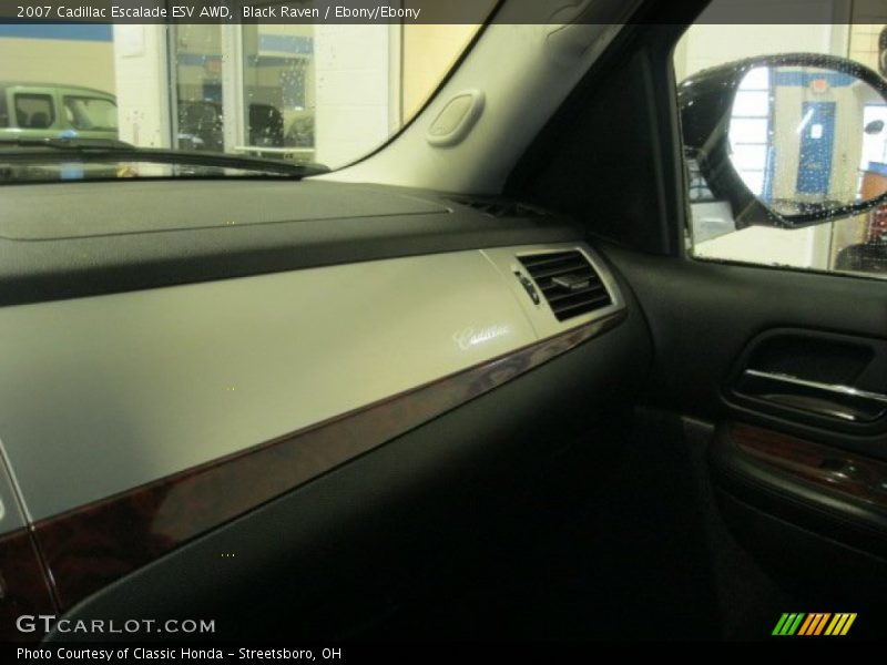Black Raven / Ebony/Ebony 2007 Cadillac Escalade ESV AWD