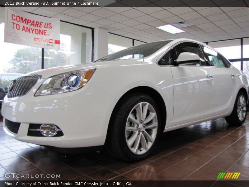 Summit White / Cashmere 2012 Buick Verano FWD