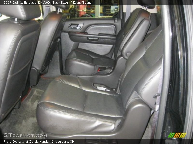 Black Raven / Ebony/Ebony 2007 Cadillac Escalade ESV AWD