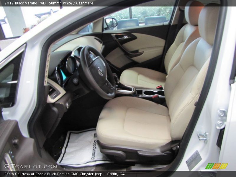  2012 Verano FWD Cashmere Interior