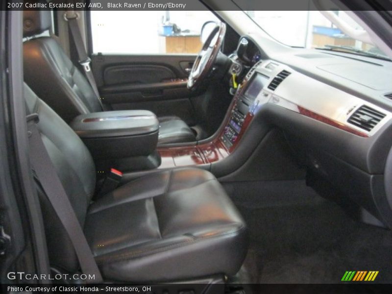 Black Raven / Ebony/Ebony 2007 Cadillac Escalade ESV AWD