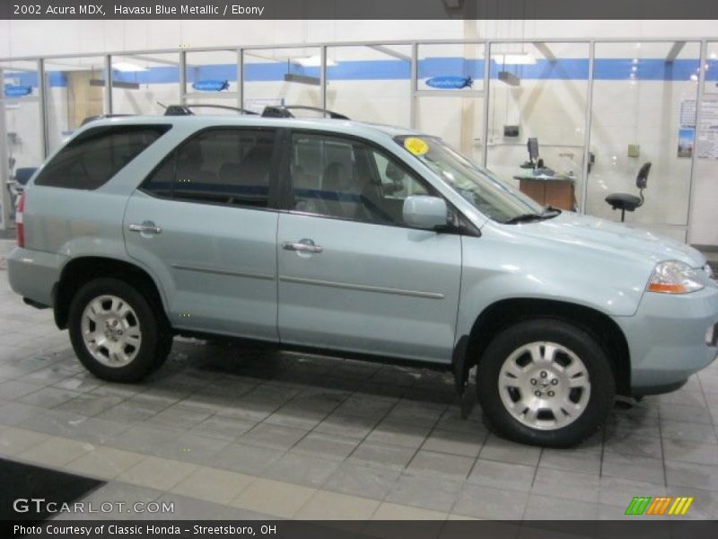 Havasu Blue Metallic / Ebony 2002 Acura MDX
