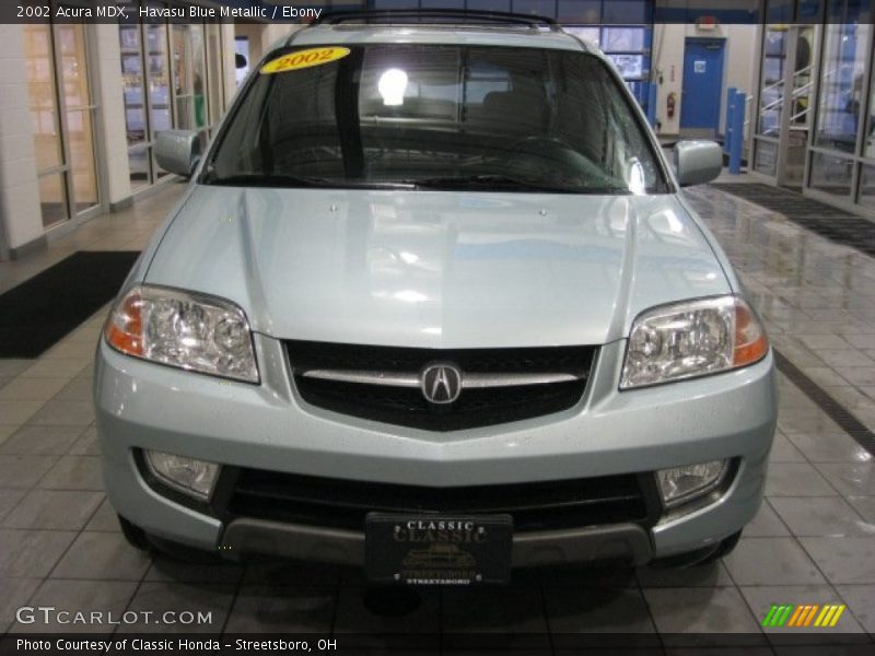 Havasu Blue Metallic / Ebony 2002 Acura MDX
