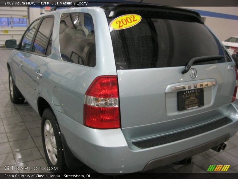 Havasu Blue Metallic / Ebony 2002 Acura MDX