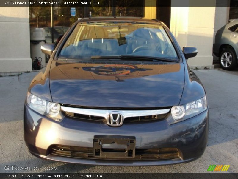 Magnetic Pearl / Blue 2006 Honda Civic Hybrid Sedan