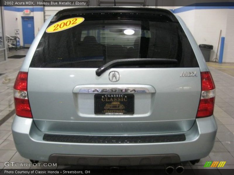 Havasu Blue Metallic / Ebony 2002 Acura MDX