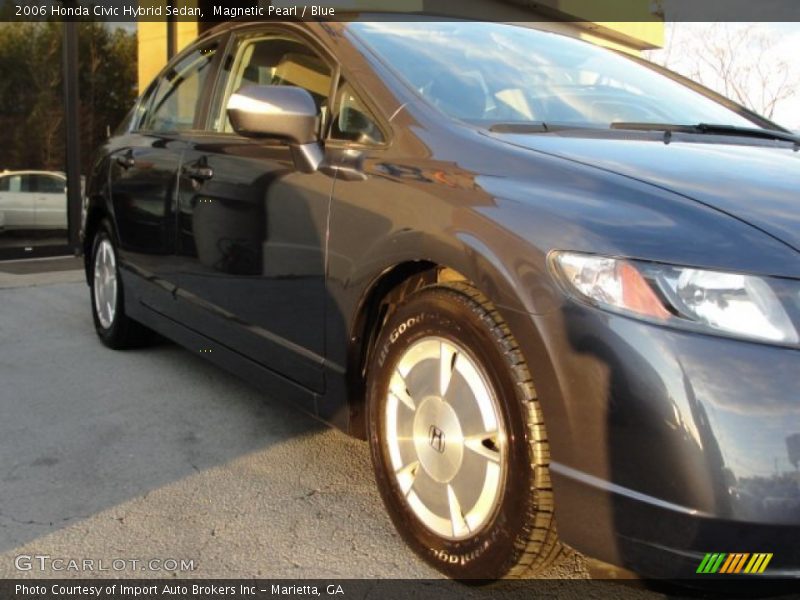 Magnetic Pearl / Blue 2006 Honda Civic Hybrid Sedan
