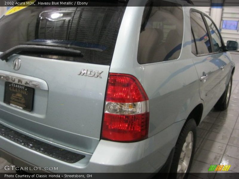 Havasu Blue Metallic / Ebony 2002 Acura MDX