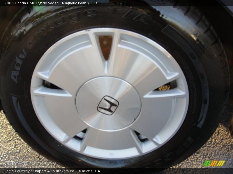 Magnetic Pearl / Blue 2006 Honda Civic Hybrid Sedan