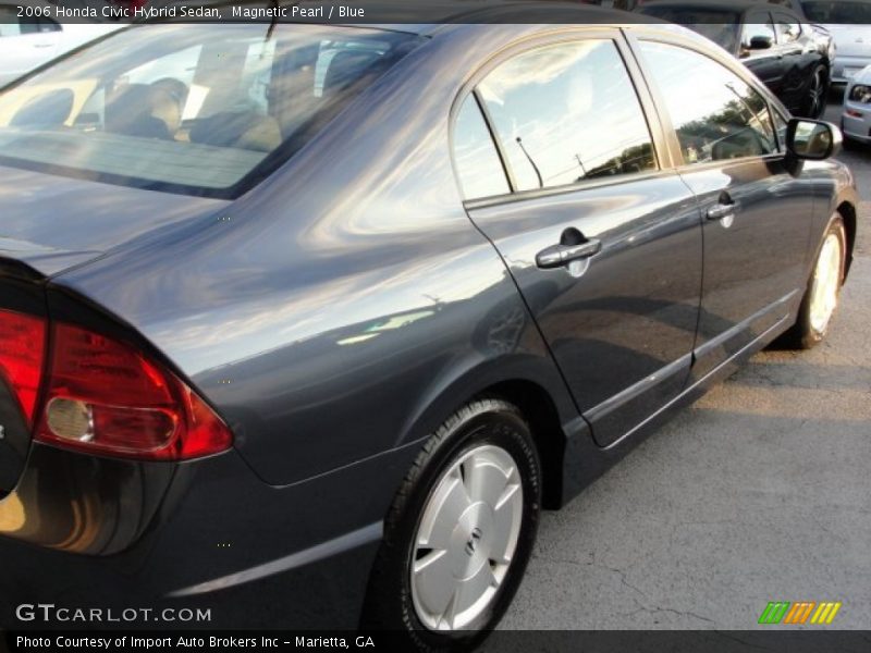 Magnetic Pearl / Blue 2006 Honda Civic Hybrid Sedan