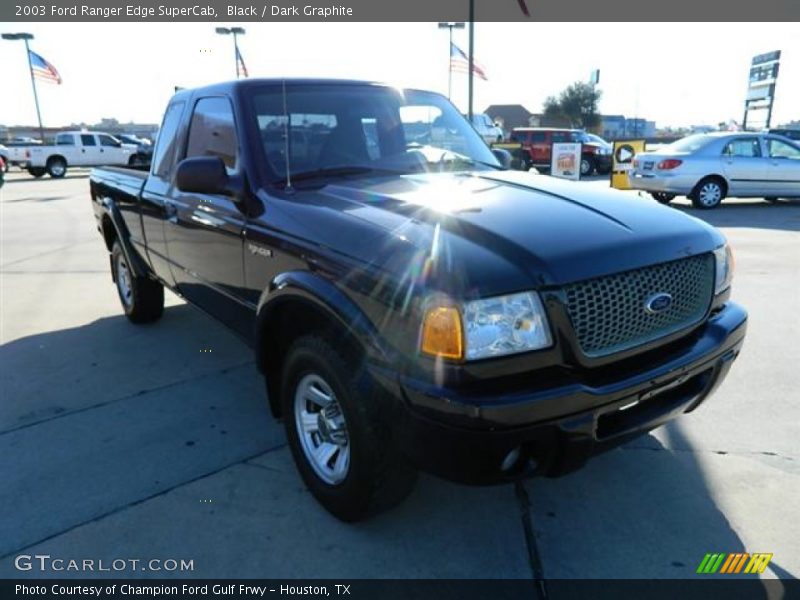 Black / Dark Graphite 2003 Ford Ranger Edge SuperCab