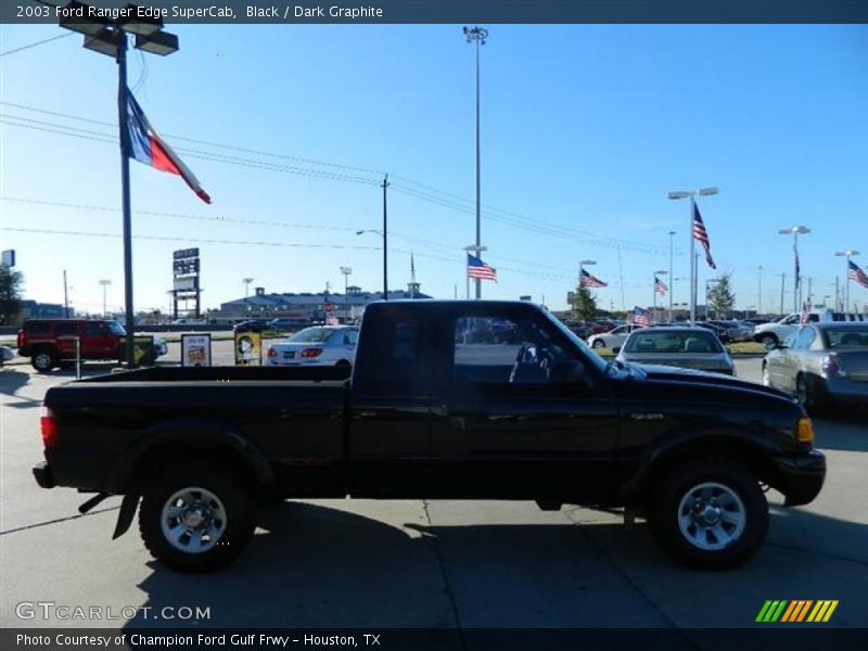 Black / Dark Graphite 2003 Ford Ranger Edge SuperCab