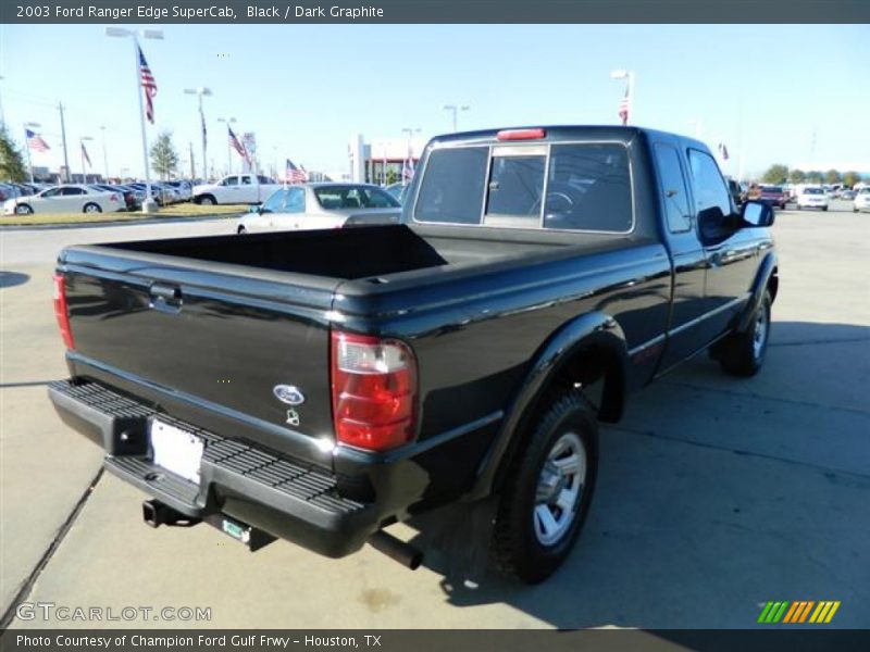 Black / Dark Graphite 2003 Ford Ranger Edge SuperCab