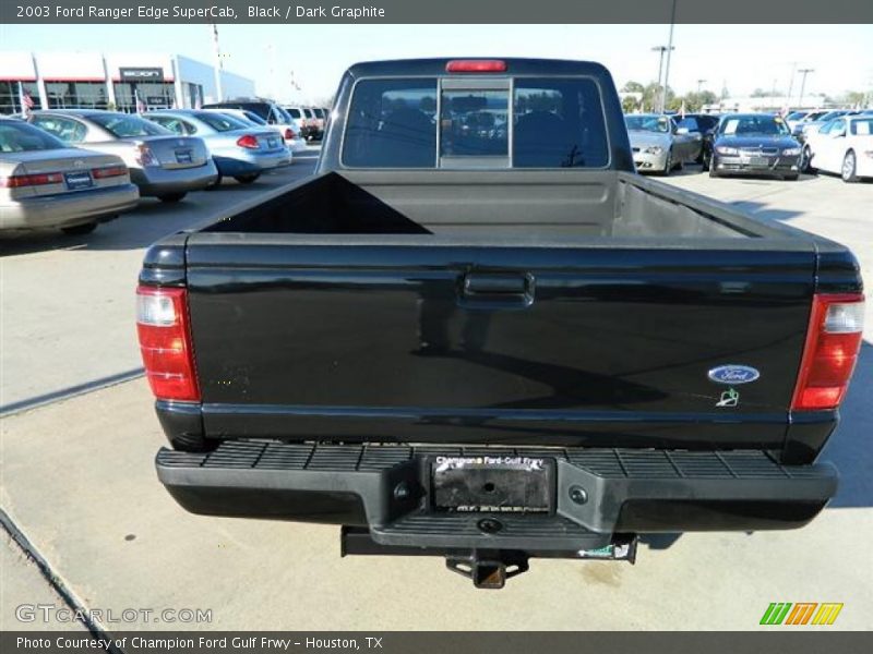Black / Dark Graphite 2003 Ford Ranger Edge SuperCab