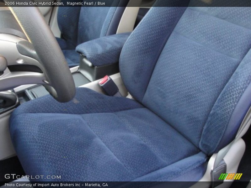 Magnetic Pearl / Blue 2006 Honda Civic Hybrid Sedan