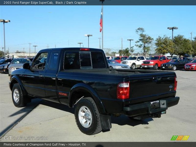 Black / Dark Graphite 2003 Ford Ranger Edge SuperCab