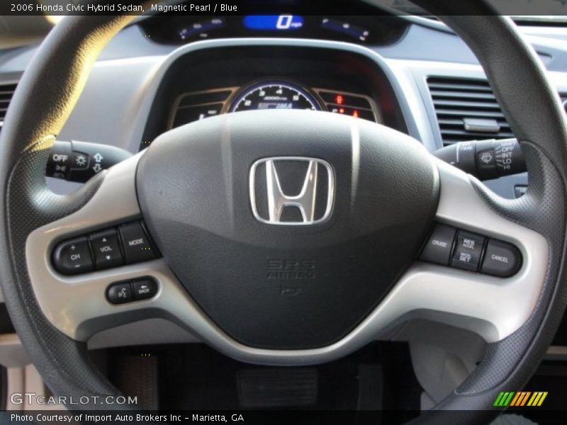 Magnetic Pearl / Blue 2006 Honda Civic Hybrid Sedan