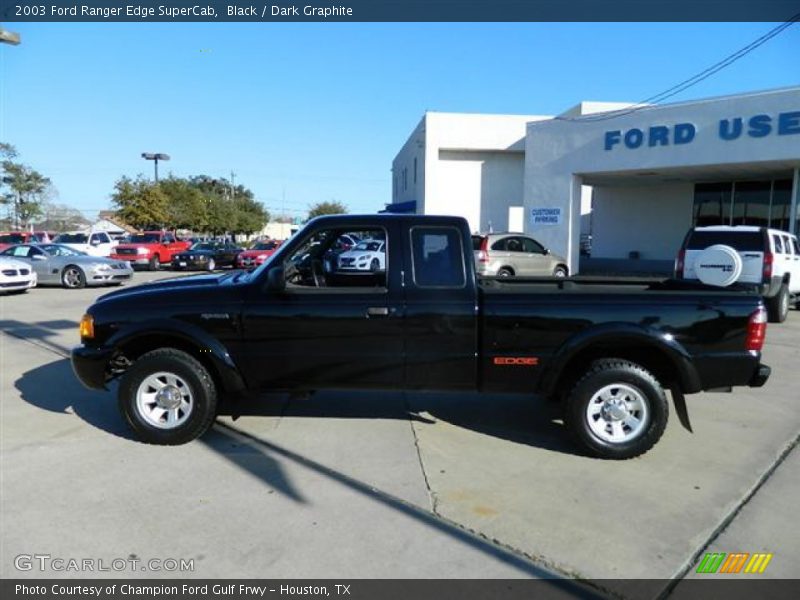 Black / Dark Graphite 2003 Ford Ranger Edge SuperCab