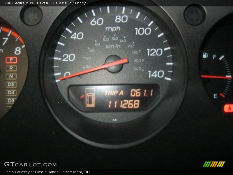 Havasu Blue Metallic / Ebony 2002 Acura MDX