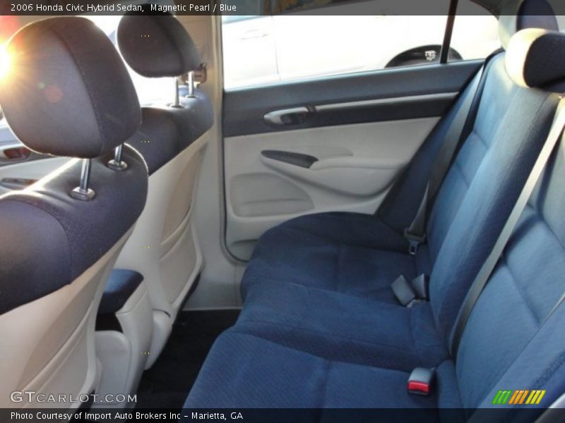 Magnetic Pearl / Blue 2006 Honda Civic Hybrid Sedan