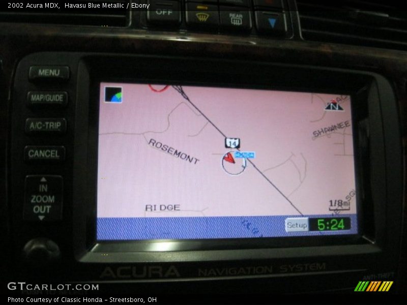 Havasu Blue Metallic / Ebony 2002 Acura MDX