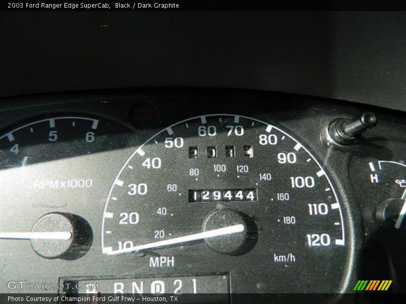 Black / Dark Graphite 2003 Ford Ranger Edge SuperCab